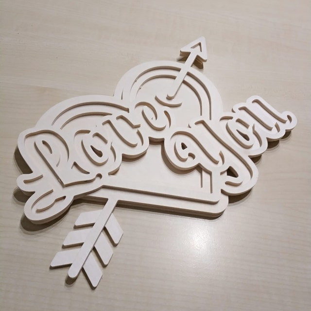 C151-love scroll saw project - Alex Fox pattern