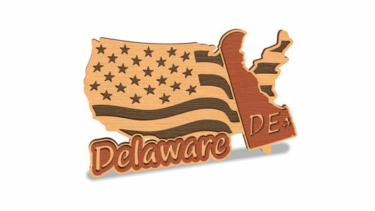 C157-Delaware Scroll Saw Pattern — Alex Fox Patterns