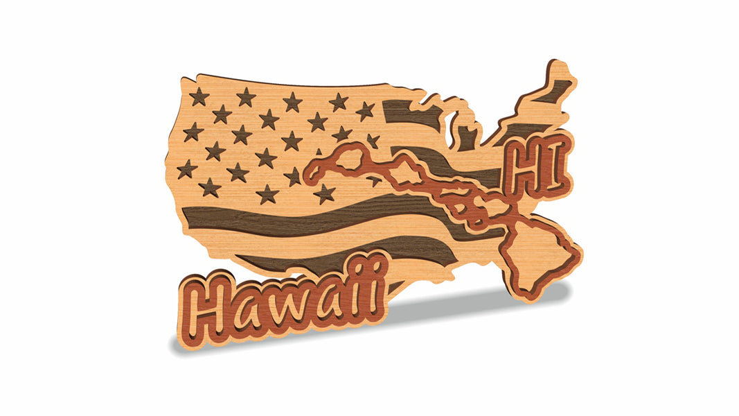 C157-Hawaii Scroll Saw Pattern — Alex Fox Patterns