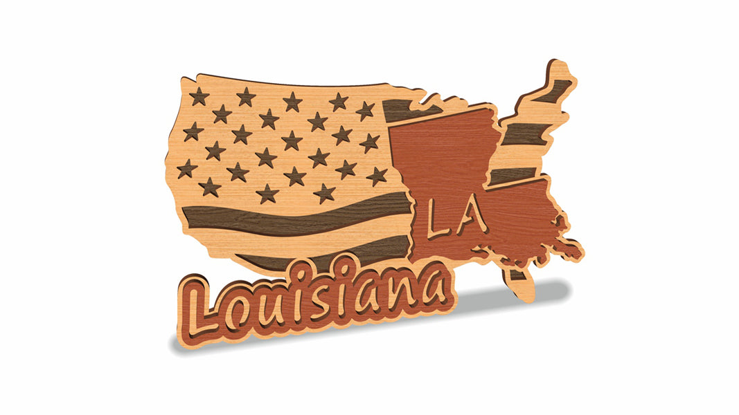 C157-Louisiana Scroll Saw Pattern — Alex Fox Patterns