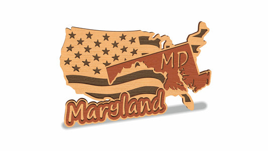 C157-Maryland Scroll Saw Pattern — Alex Fox Patterns