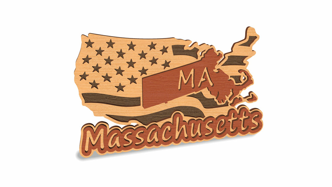 C157-Massachusetts Scroll Saw Pattern — Alex Fox Patterns