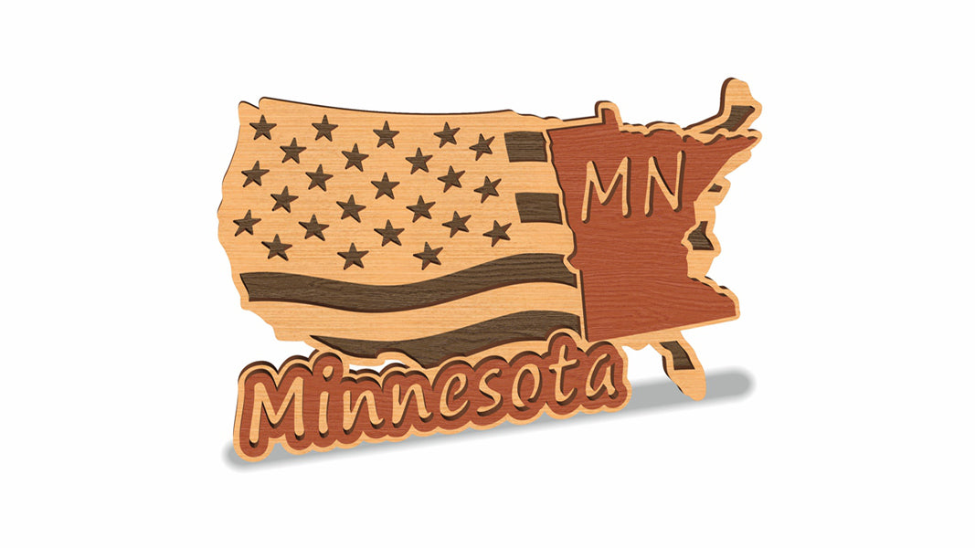 C157-Minnesota Scroll Saw Pattern — Alex Fox Patterns