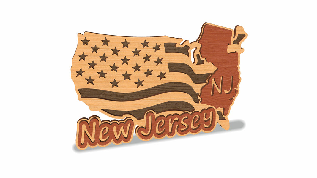 C157-New Jersey Scroll Saw Pattern — Alex Fox Patterns