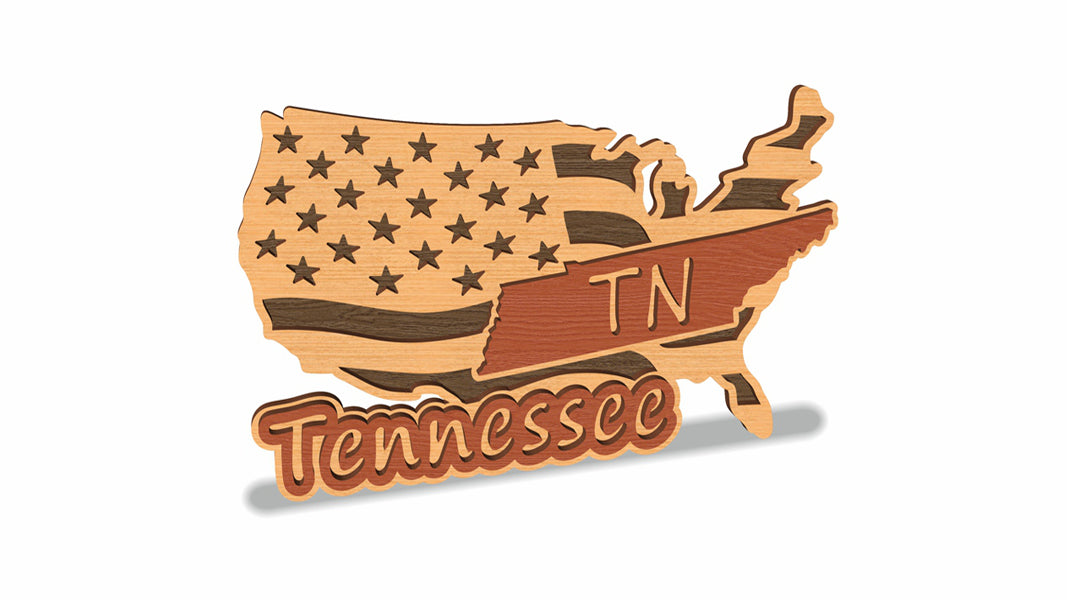 C157-Tennessee Scroll Saw Pattern — Alex Fox Patterns