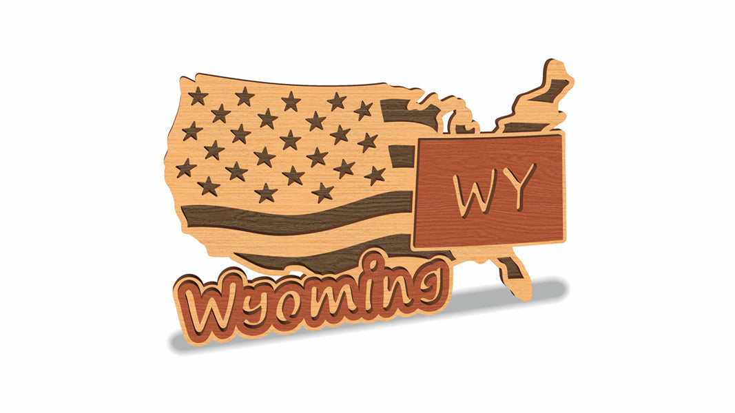 C157-Wyoming Scroll Saw Pattern — Alex Fox Patterns