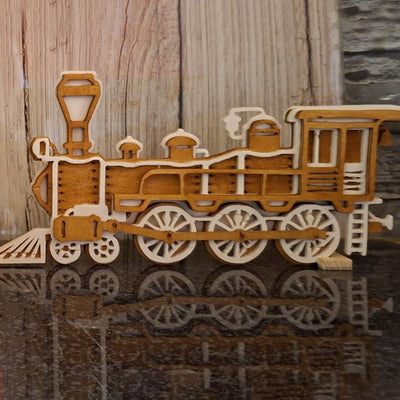 C158-Train scroll saw project pattern