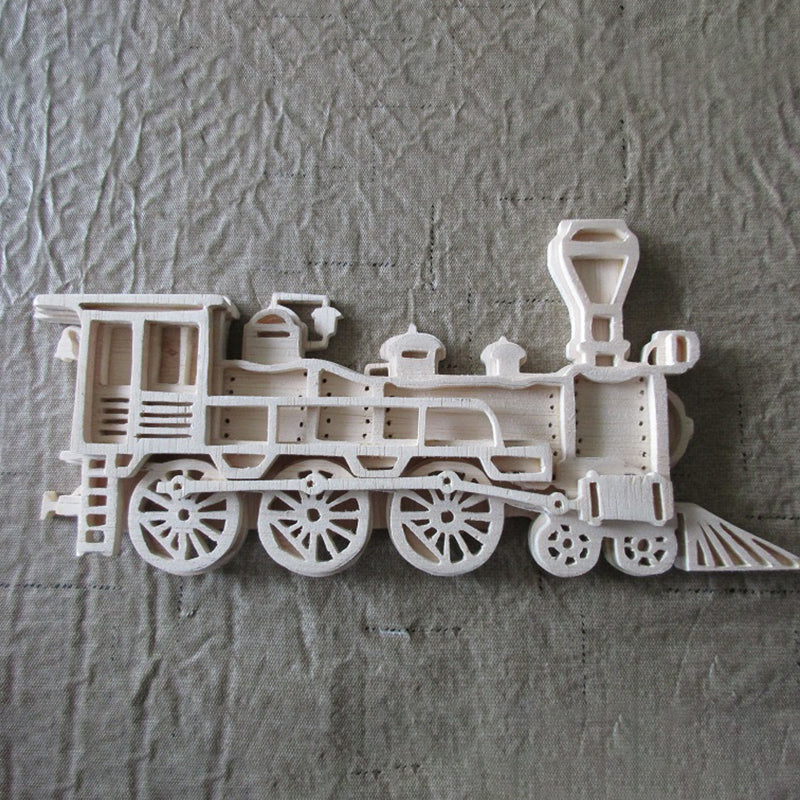 C158-train scroll saw project - Alex Fox pattern