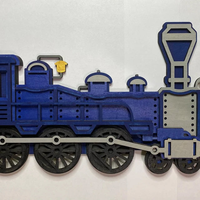 C158-train scroll saw project - Alex Fox pattern
