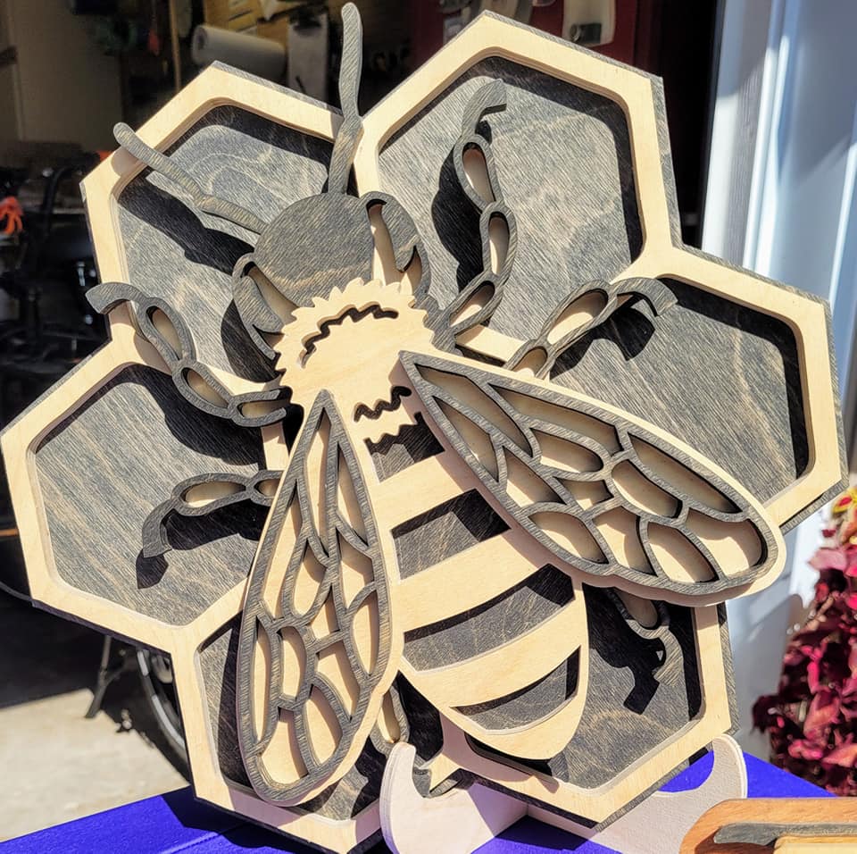 C160-bee scroll saw project - Alex Fox pattern
