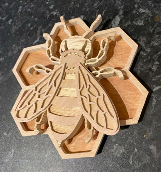 C160-bee scroll saw project - Alex Fox pattern