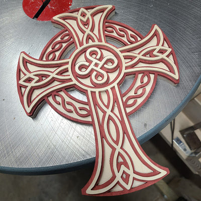 C161-Celtic cross scroll saw project pattern