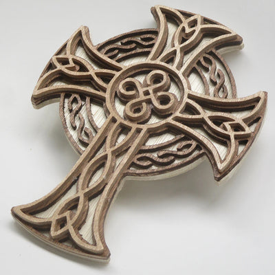 C161-Celtic cross scroll saw project pattern