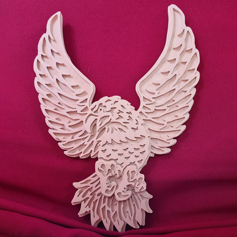 C166-eagle scroll saw project - Alex Fox pattern