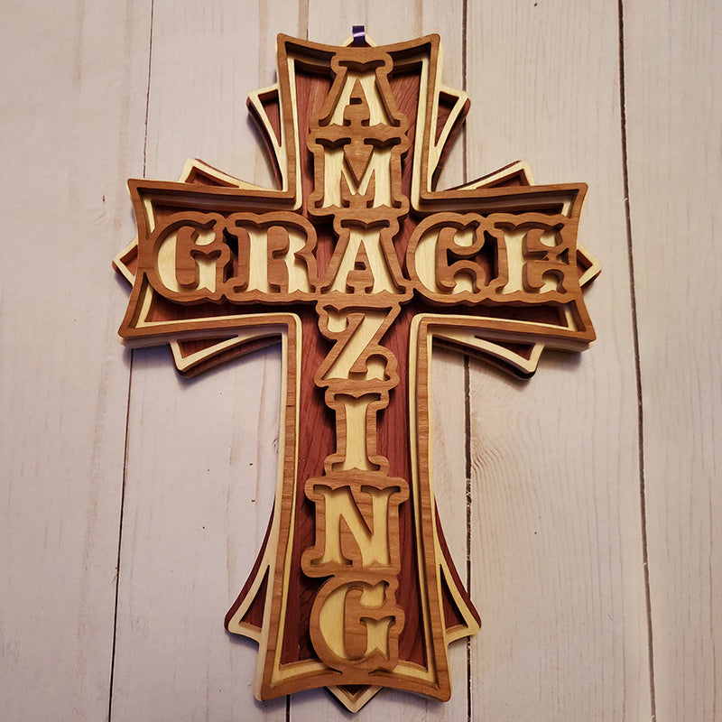 C169-amazing grace scroll saw project - Alex Fox pattern