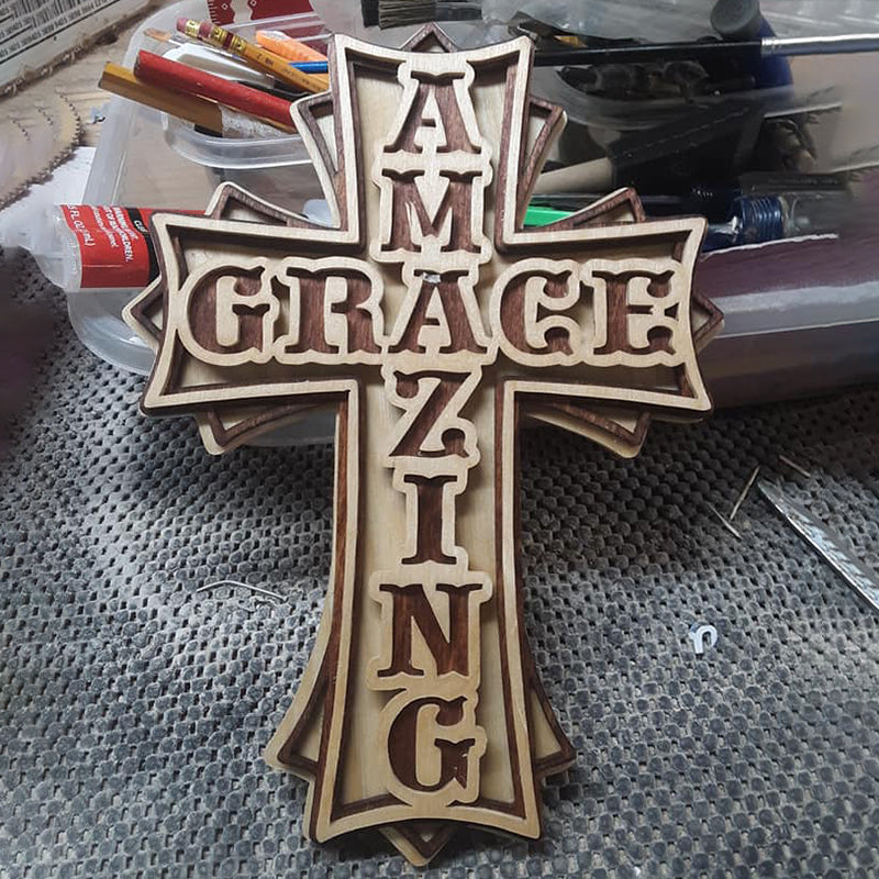 C169-amazing grace scroll saw project - Alex Fox pattern