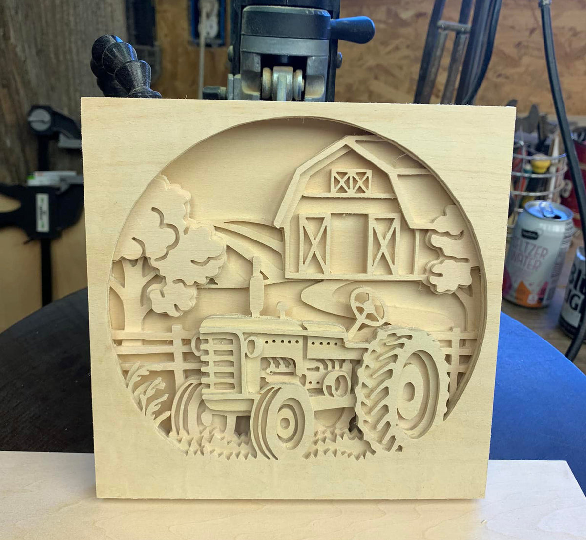 C170-tractor scroll saw project - Alex Fox pattern
