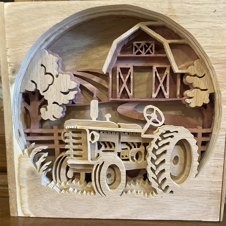C170-tractor scroll saw project - Alex Fox pattern