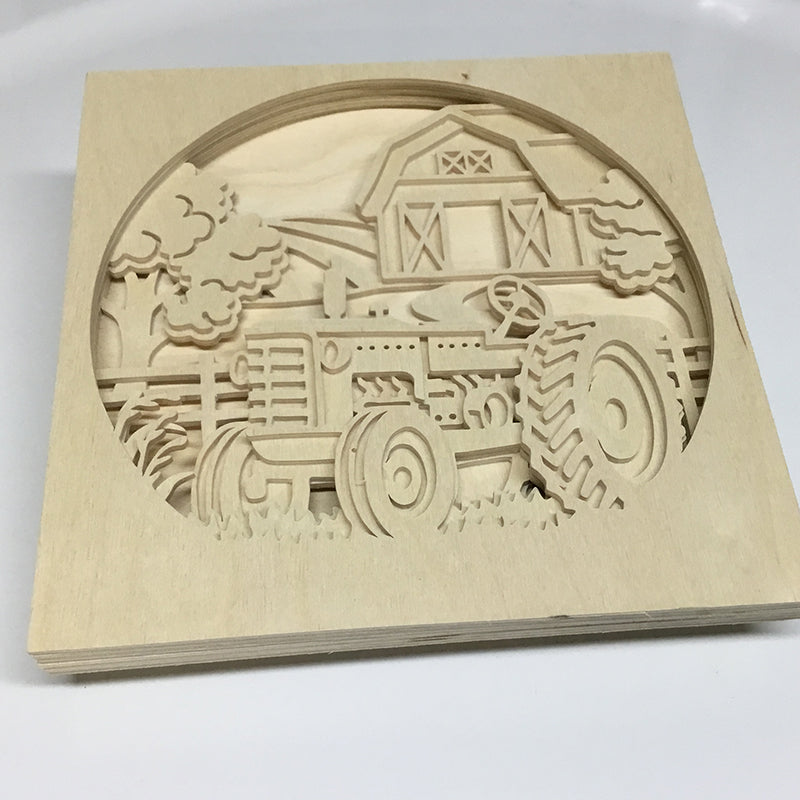 C170-tractor scroll saw project - Alex Fox pattern