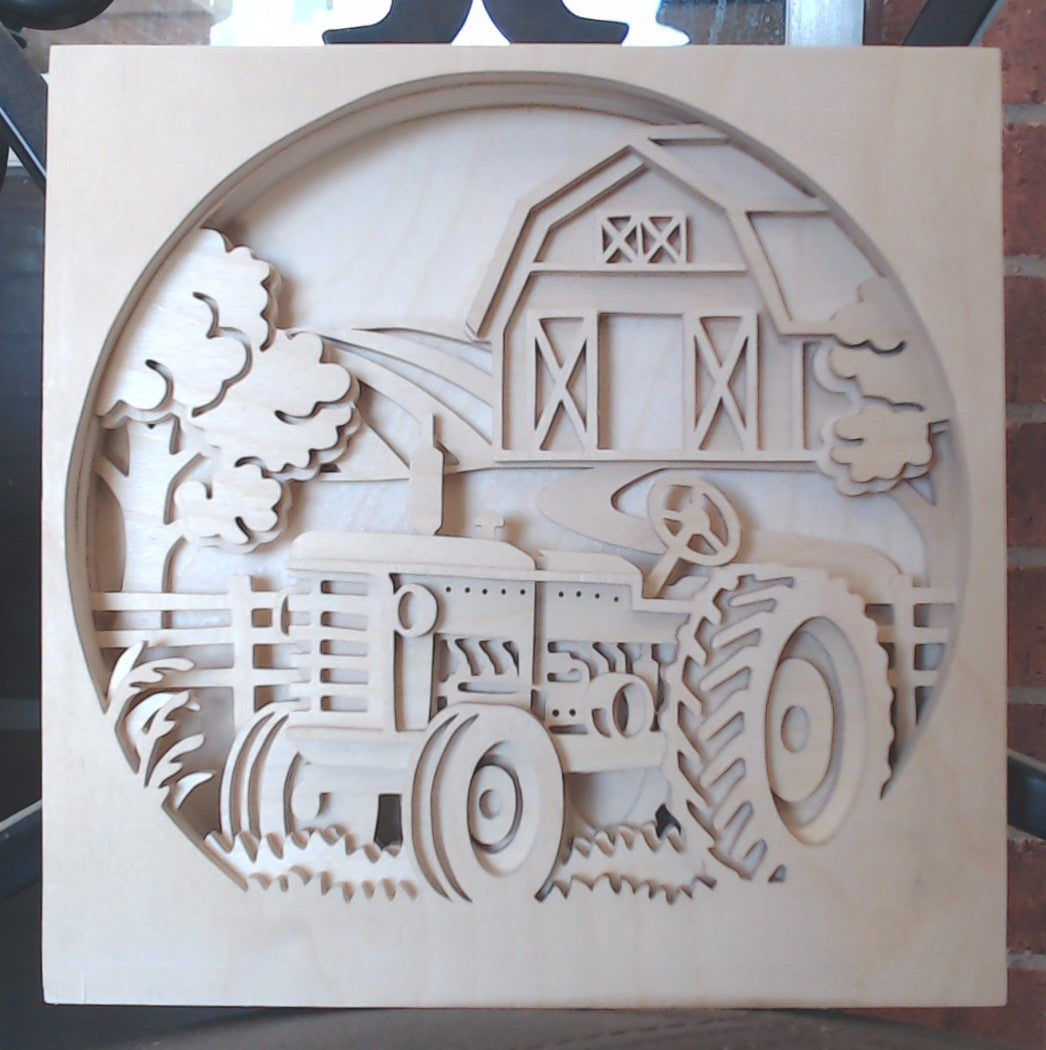 C170-tractor scroll saw project - Alex Fox pattern
