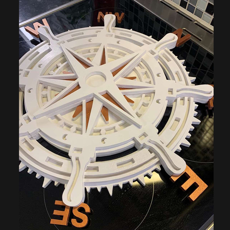 C171-Compass scroll saw project - Alex Fox pattern