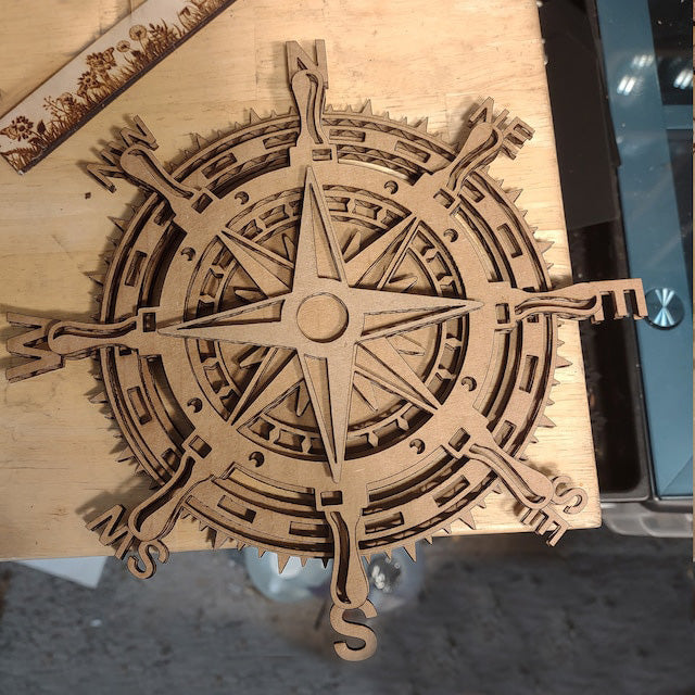 C171-Compass scroll saw project - Alex Fox pattern
