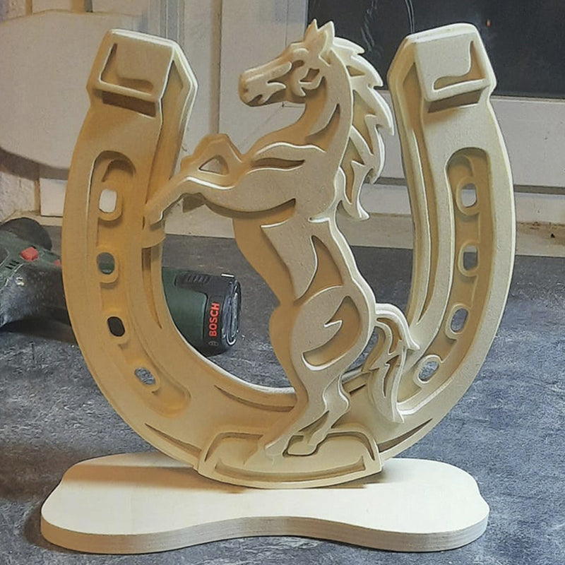 C179-horse scroll saw project - Alex Fox pattern