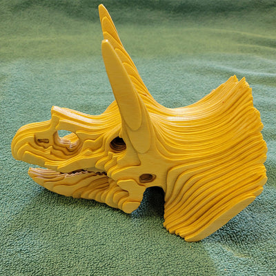 C184-dino skull scroll saw project pattern