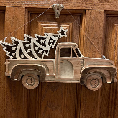 C187-Christmas truck