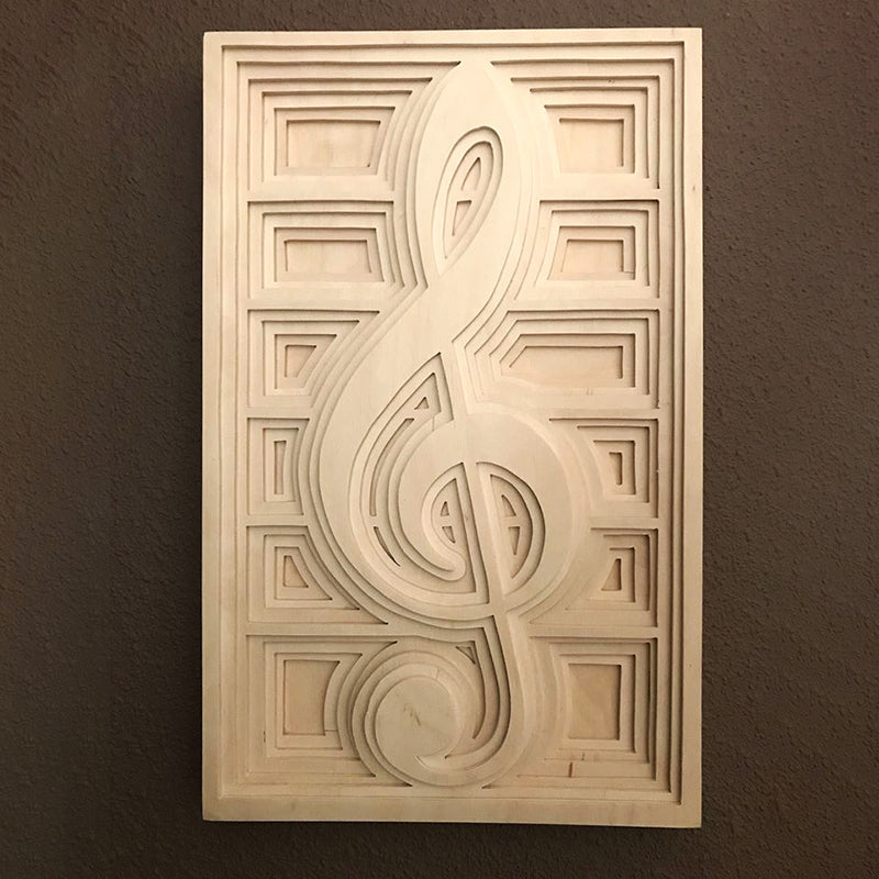C19-treble clef  scroll saw project - Alex Fox pattern