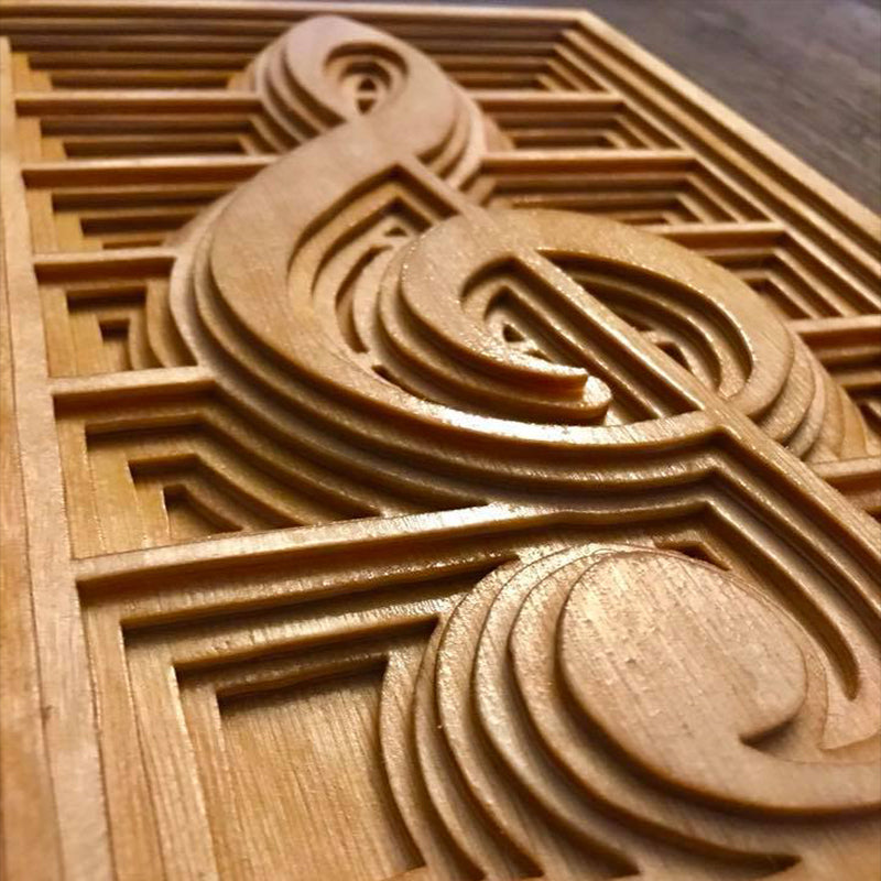 C19-treble clef  scroll saw project - Alex Fox pattern