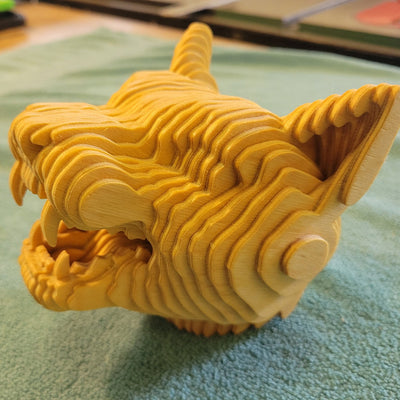 C195-Cougar scroll saw project pattern