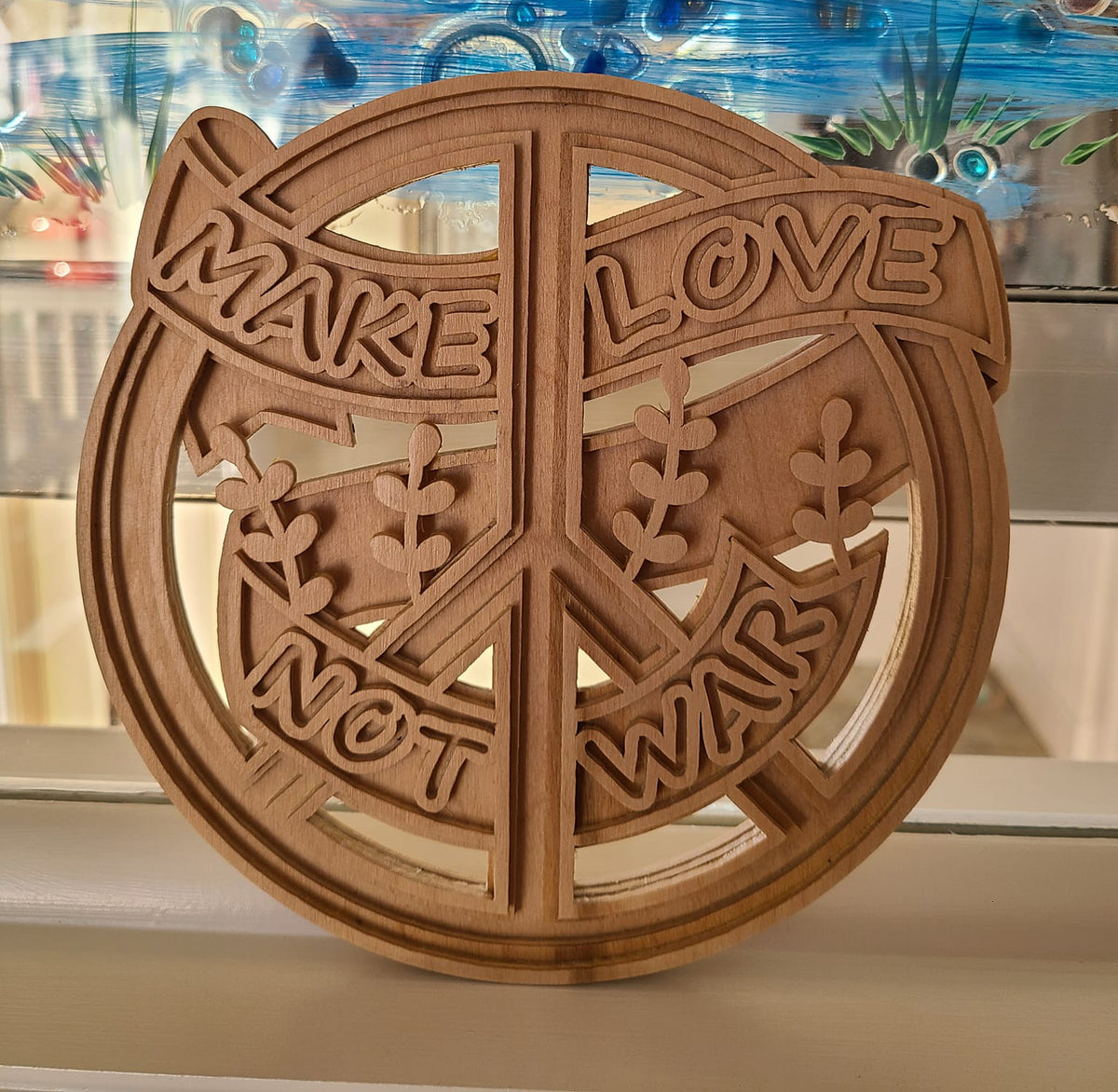 C199-peace scroll saw project - Alex Fox pattern