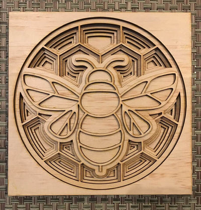C020-Bee scroll saw project pattern