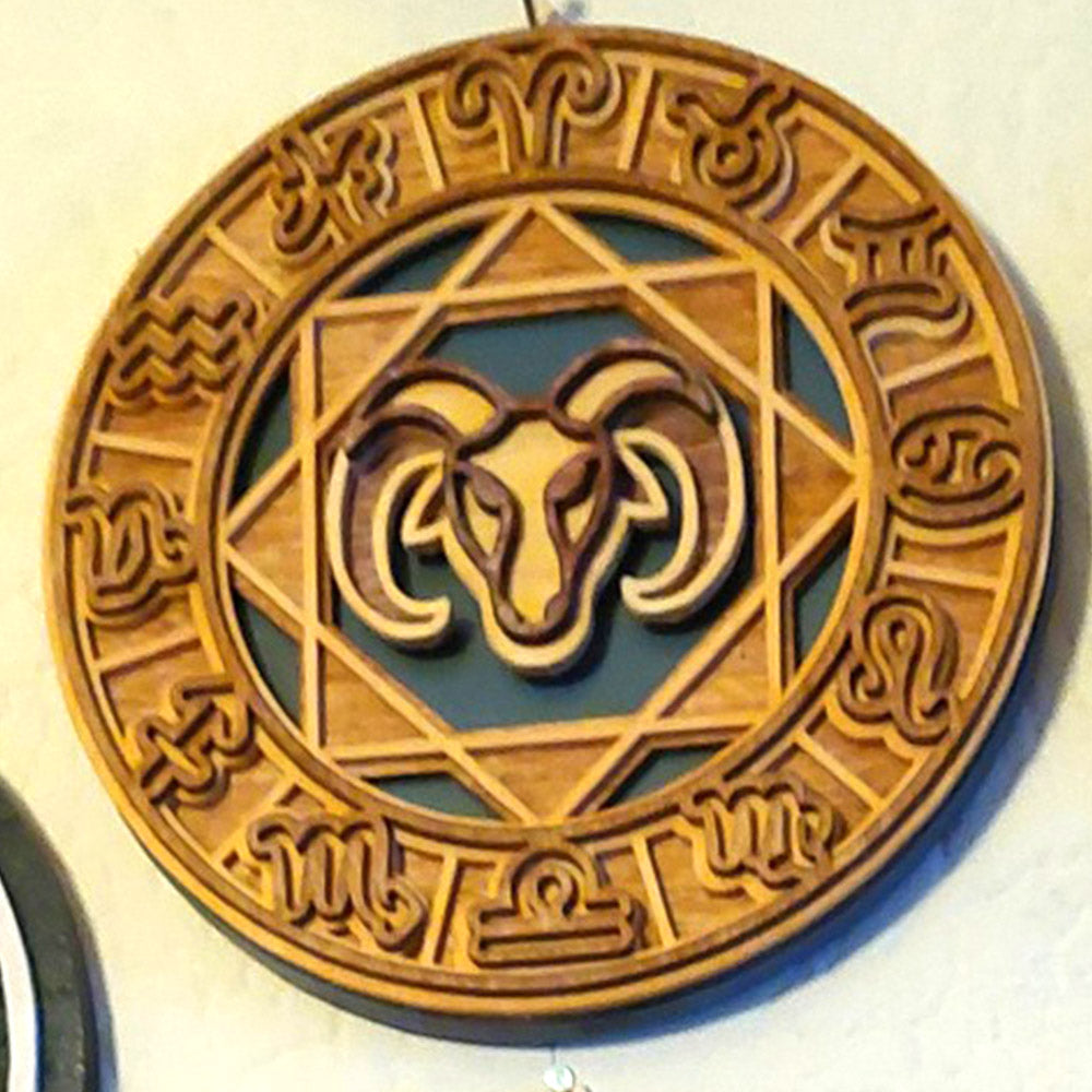 C200-Zodiac aries scroll saw project - Alex Fox pattern
