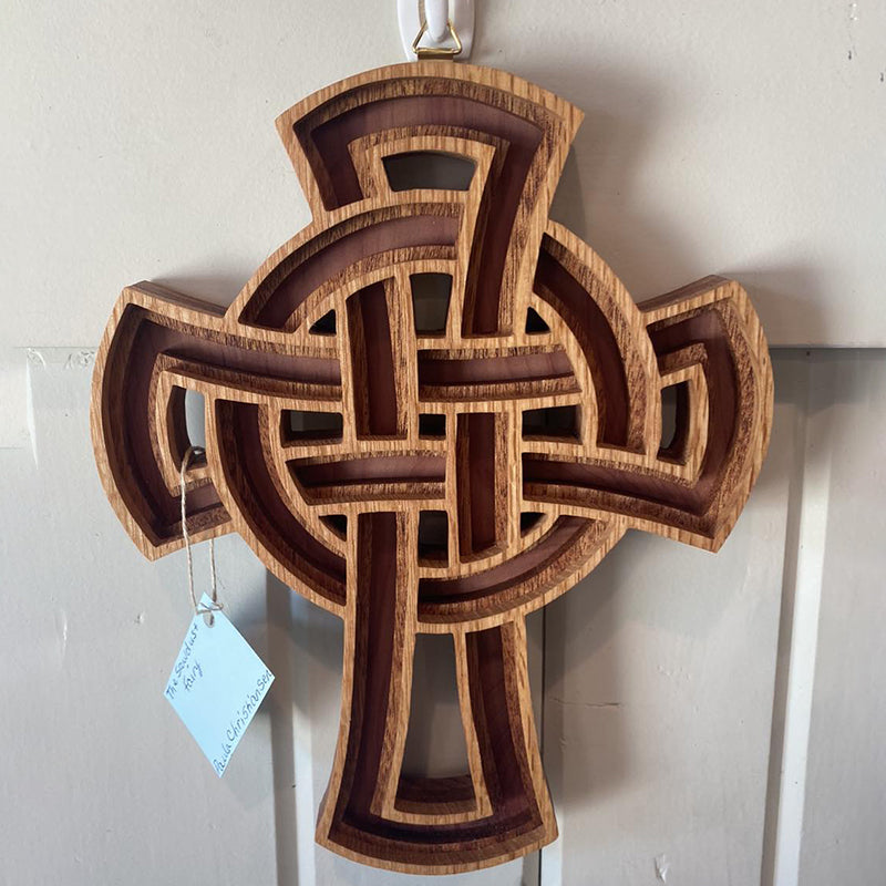 C201-Celtic cross scroll saw project - Alex Fox pattern