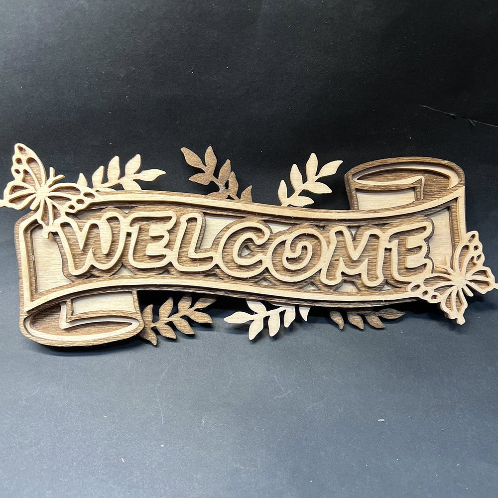 C202-Welcome scroll saw project - Alex Fox pattern