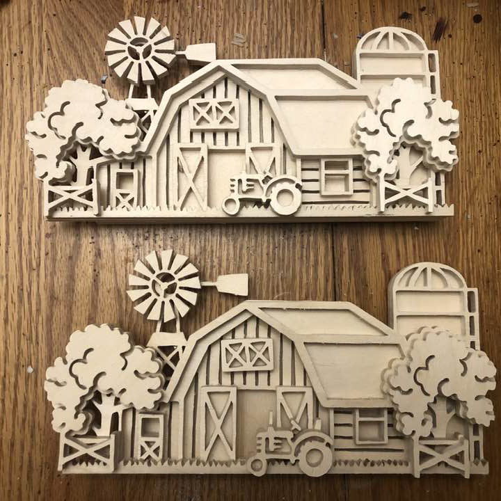 C203-Farm scroll saw project - Alex Fox pattern