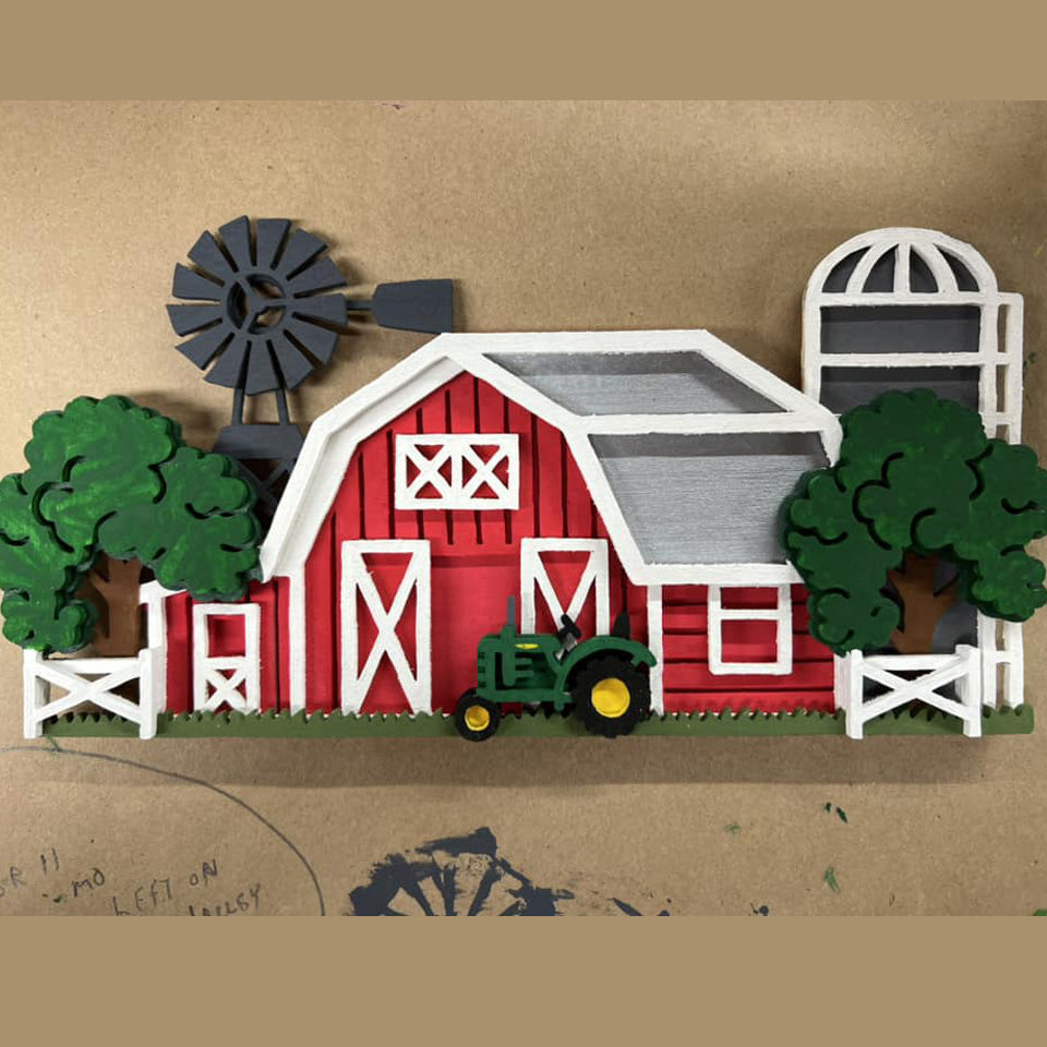 C203-Farm scroll saw project - Alex Fox pattern