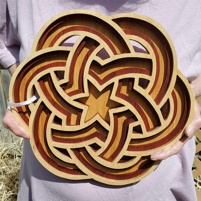 C205-Celtic knot scroll saw project pattern