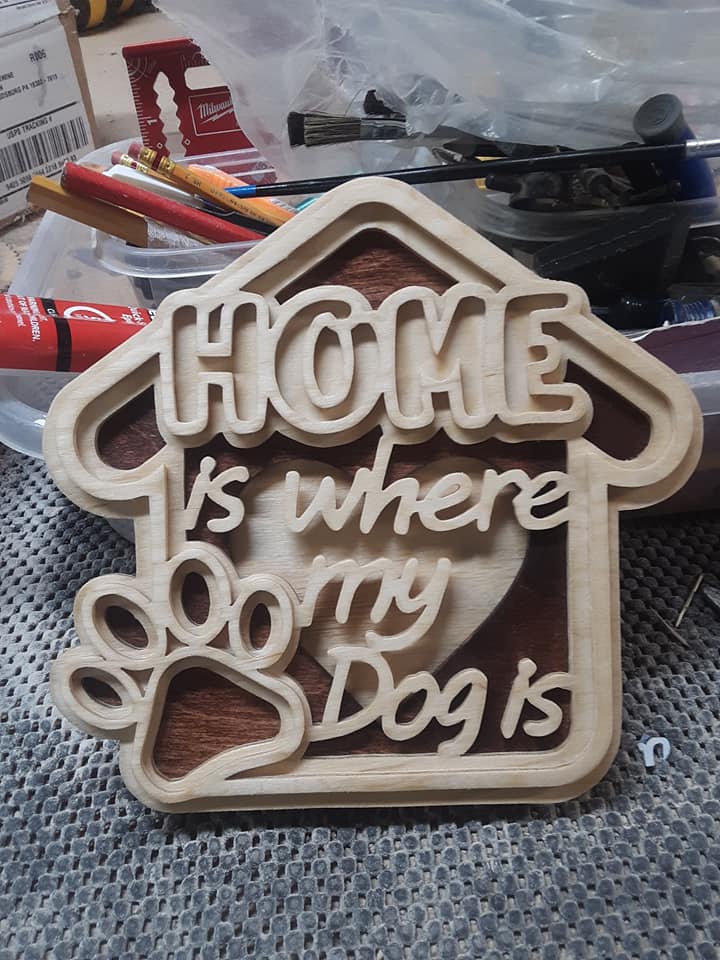 C207-home scroll saw project - Alex Fox pattern