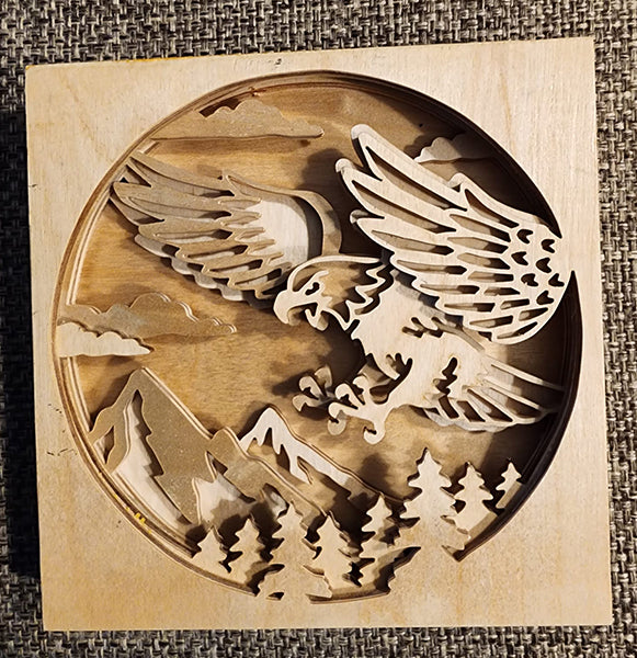 C210-eagle scroll saw project - Alex Fox pattern