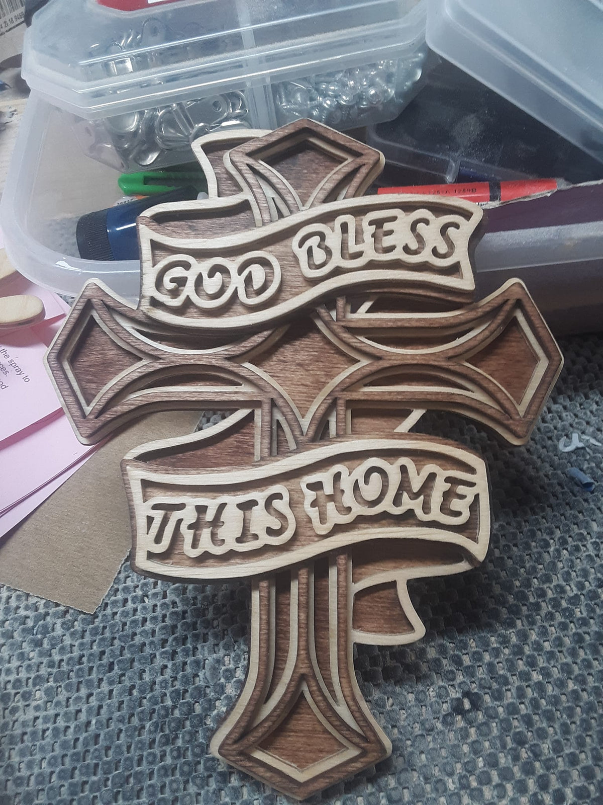 C214-Cross scroll saw project - Alex Fox pattern