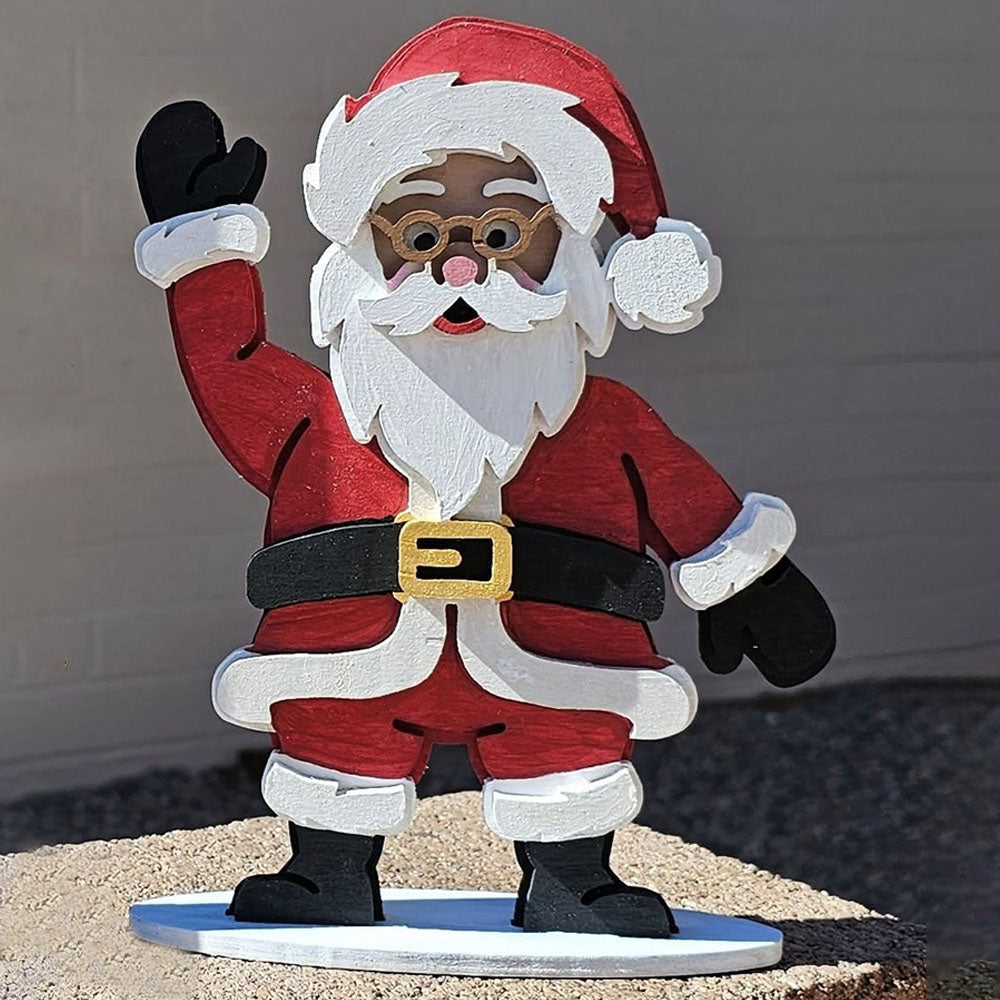 C217-Santa christmas scroll saw project - Alex Fox pattern