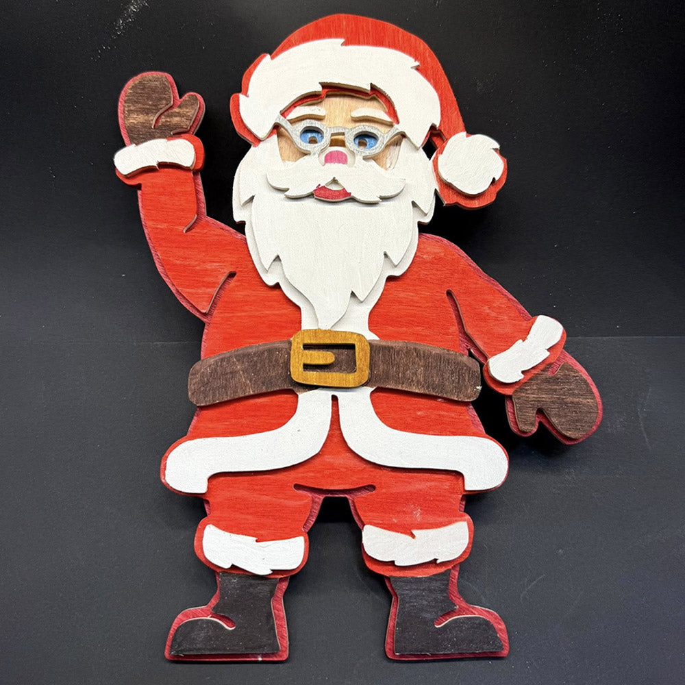 C217-Santa christmas scroll saw project - Alex Fox pattern