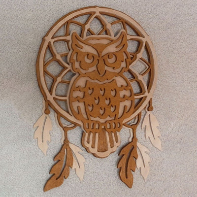 C223-Owl dreamcatcher