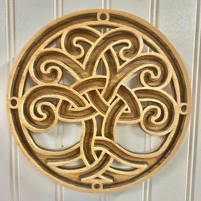 C229-Celtic tree of life scroll saw project pattern