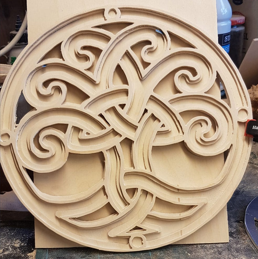 C229-Celtic Tree of Life scroll saw project - Alex Fox pattern