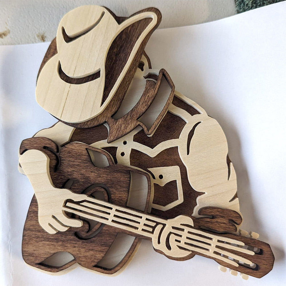 C234-Country music scroll saw project - Alex Fox pattern