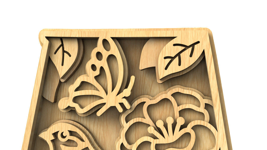C240-Alabama Scroll Saw Pattern - Alex Fox Patterns